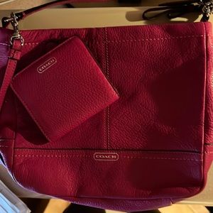 Coach purse and wallet